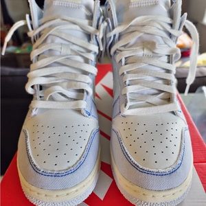 Nike dunk high blue denim